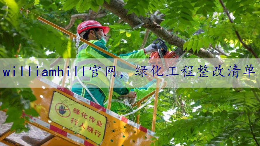 绿化工程整改清单
